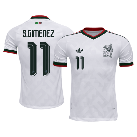S.GIMENEZ #11 Mexico Bortespillerversjon Jersey World Cup 2026