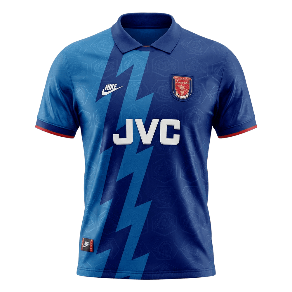 Retro jalkapallopaita Arsenal Vieras 1995