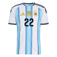L. MARTINEZ #22 Argentina Hjemmespillerversjon Jersey World Cup 2026