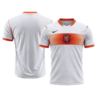 Spillerversjon Nederland Bortefotballdrakt VM 2026 Hvit