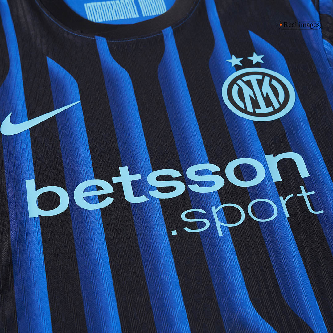 DUMFRIES #2 Inter Milan Hjemme Autentisk fotballdrakt 2025/26