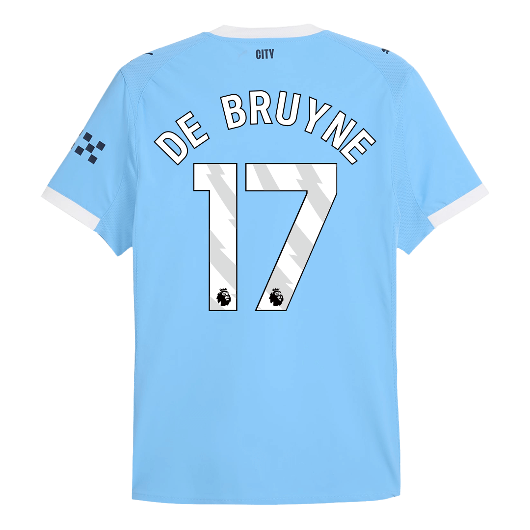 DE BRUYNE #17 Manchester City Hjemmespillerversjon Trøye 2025/26