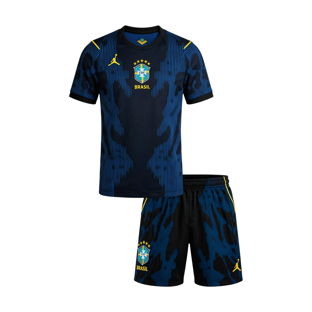 Brasil Away Kids Fotballdrakter VM 2026