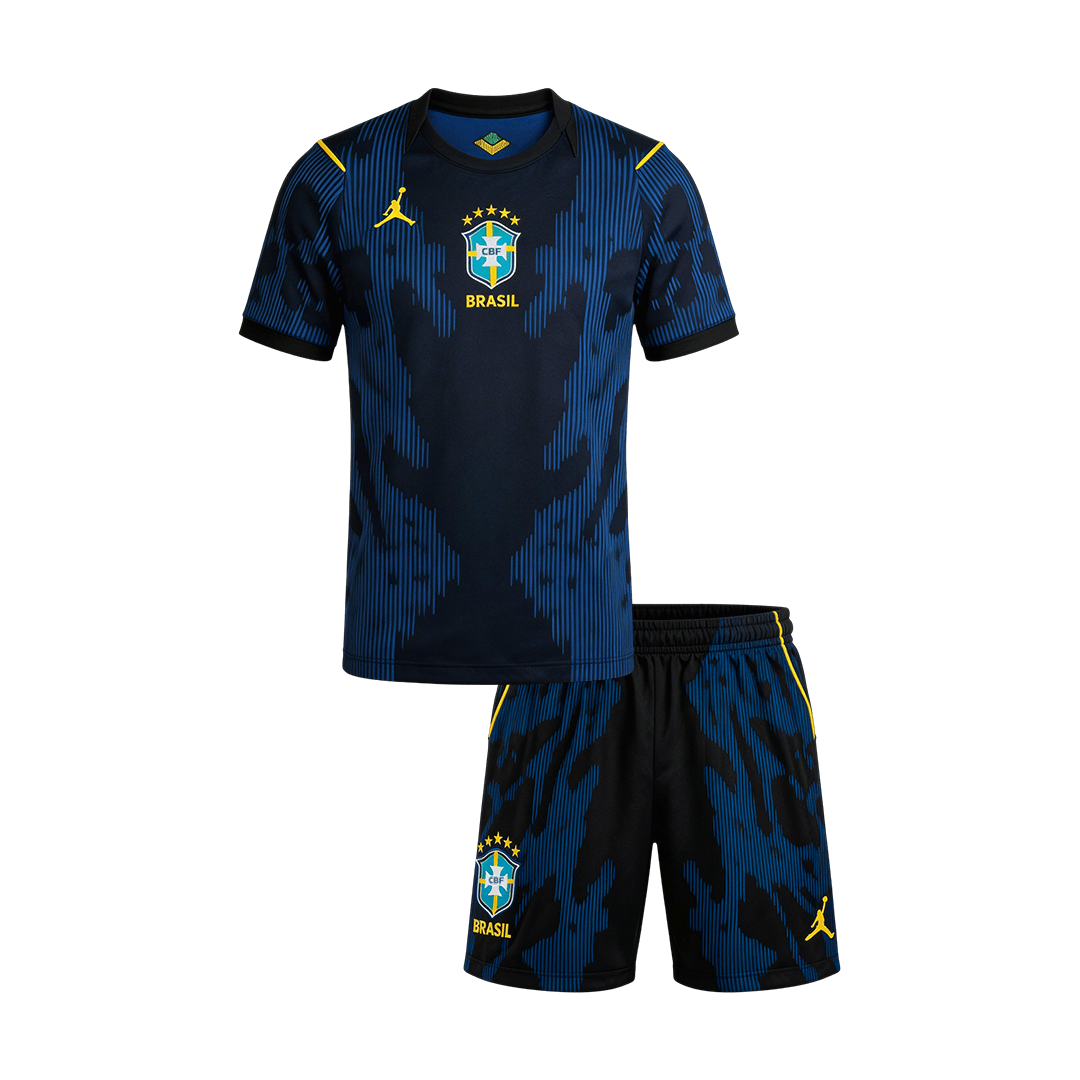 Brasil Away Kids Fotballdrakter VM 2026