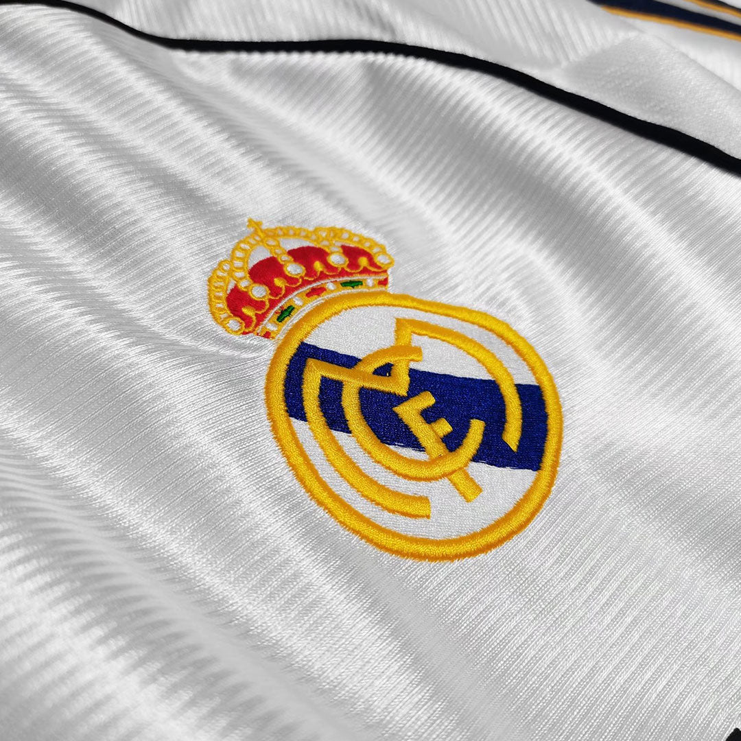 Retro fotballdrakt Real Madrid Hjemme 1999/00