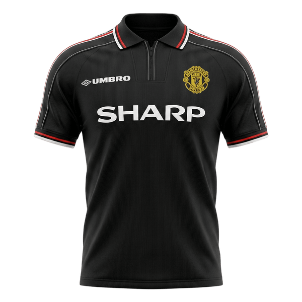 Retro jalkapallopaita Manchester United vieras 1998