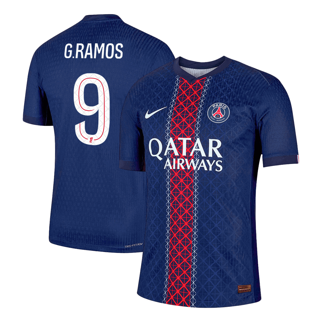G.RAMOS #9 PSG Autentisk Fotballdrakt 2025/26