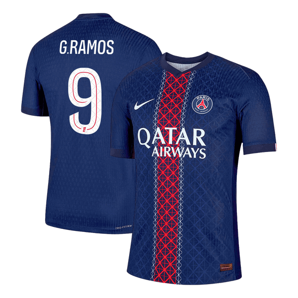 G.RAMOS #9 PSG Autentisk Fotballdrakt 2025/26