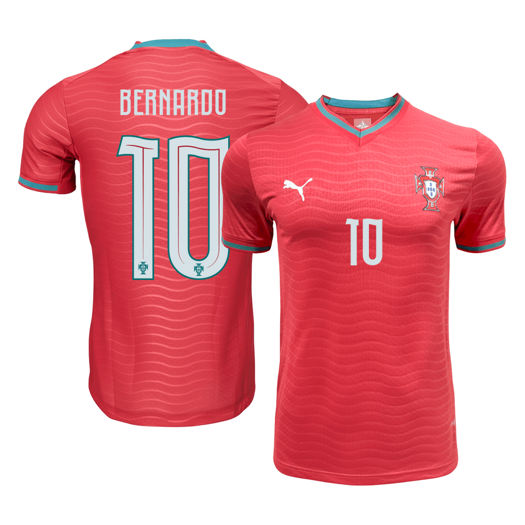BERNARDO#10 spillerversjon Portugal Hjemmefotballdrakt VM 2026 Rød