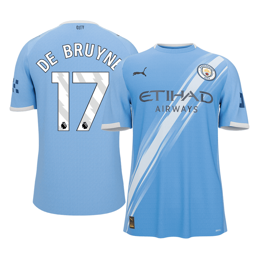 DE BRUYNE #17 Manchester City hjemmefotballdrakt 2025/26
