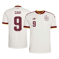 GAVI #9 Spania Bortespillerversjon Jersey World Cup 2026
