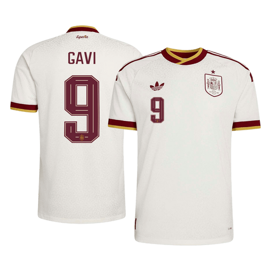 GAVI #9 Spania Bortespillerversjon Jersey World Cup 2026