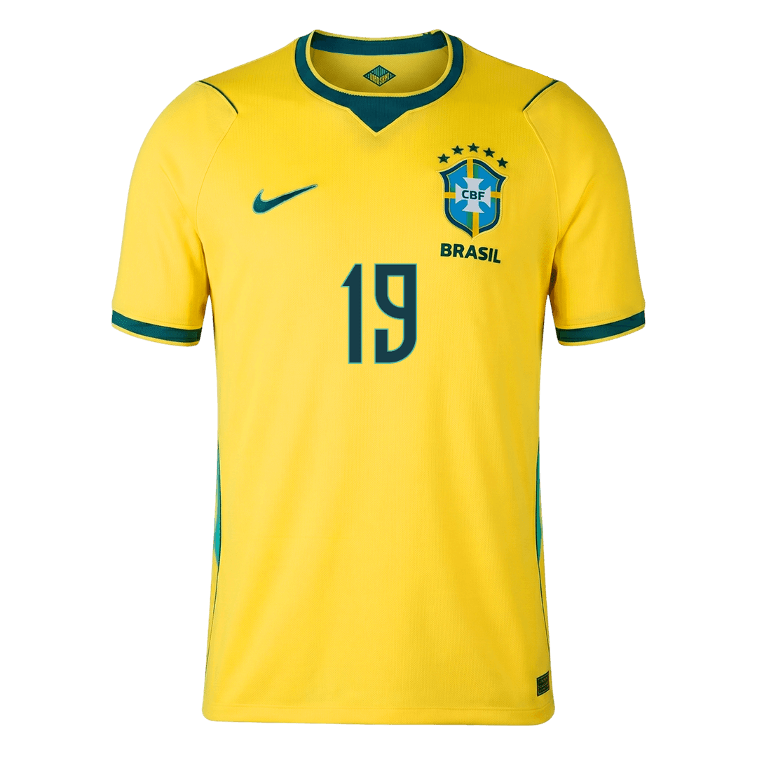 ENDRICK #19 Brasil hjemmefotballdrakt World Cup 2026