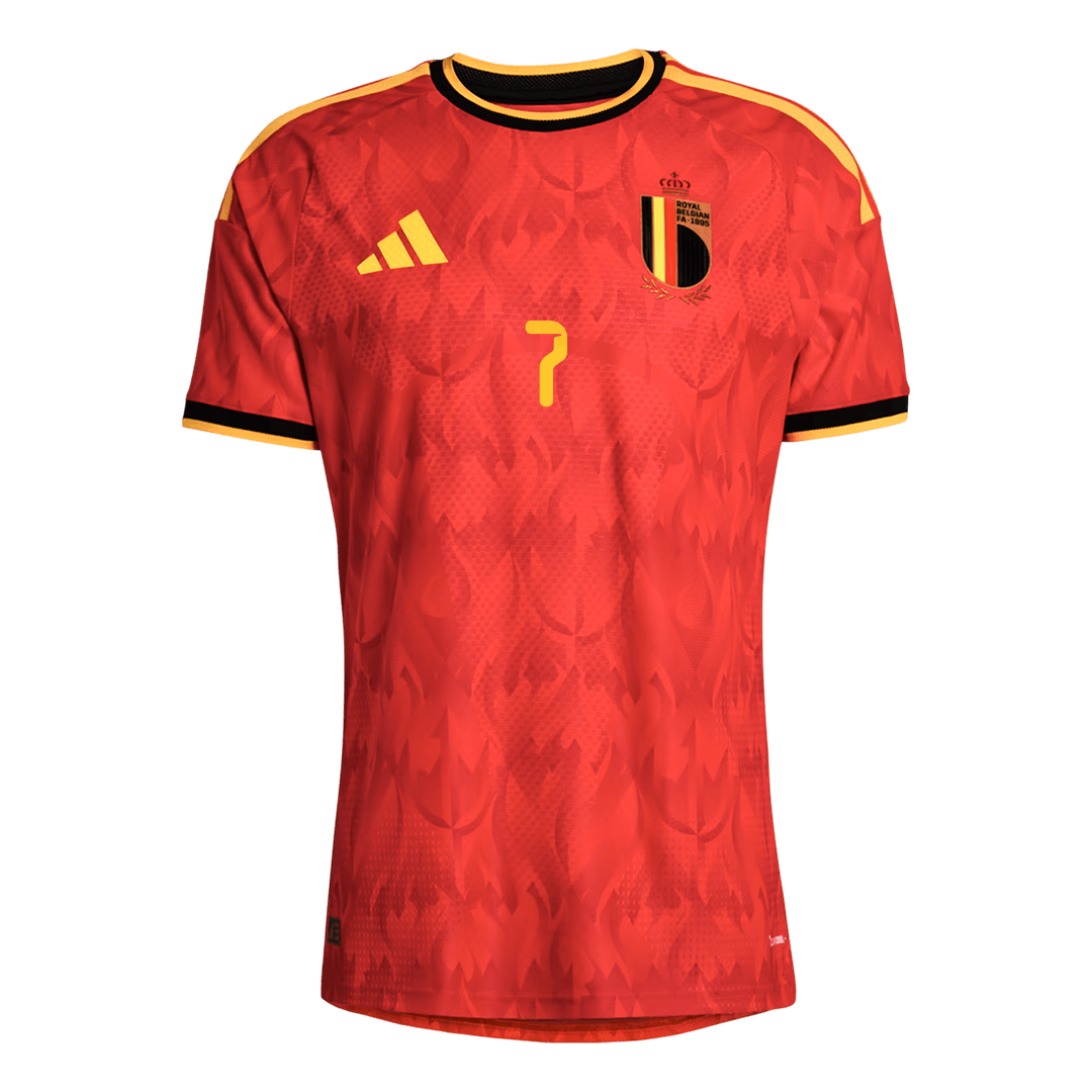 DE BRUYNE #7 Belgia Hjemmespillerversjon Jersey World Cup 2026