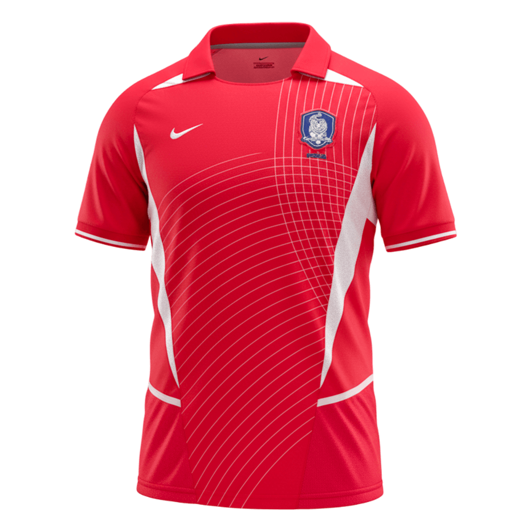 Retro fotballdrakt Sør-Korea Hjem 2002