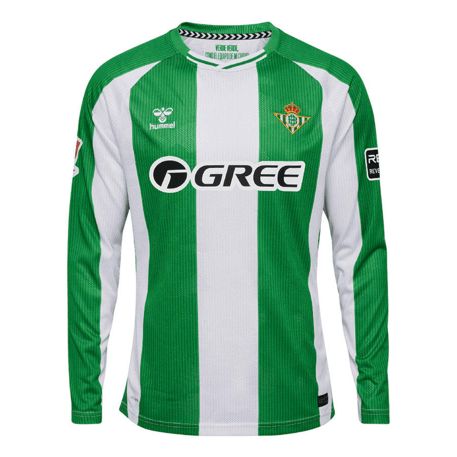 Real Betis Home Langermet Jersey 2025/26