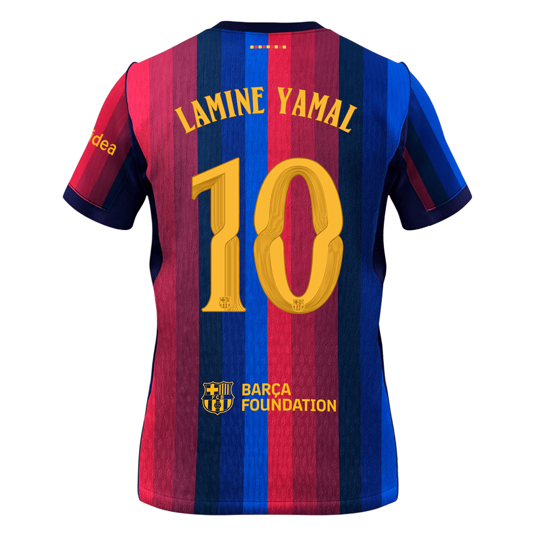 LAMINE YAMAL #10 Barcelona Hjemmefotballdrakt 2026/27 -UCL