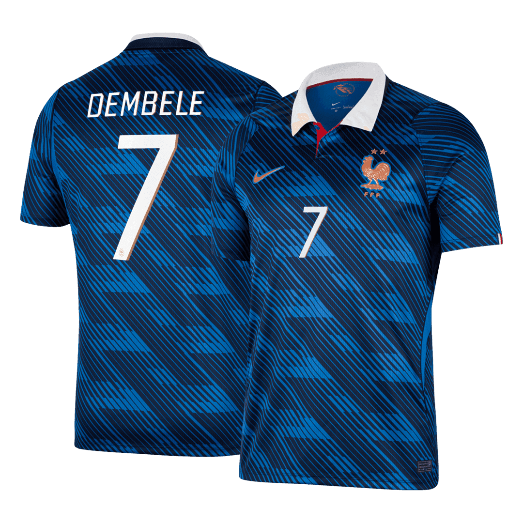 DEMBELE #7 Frankrike hjemmefotballdrakt VM 2026