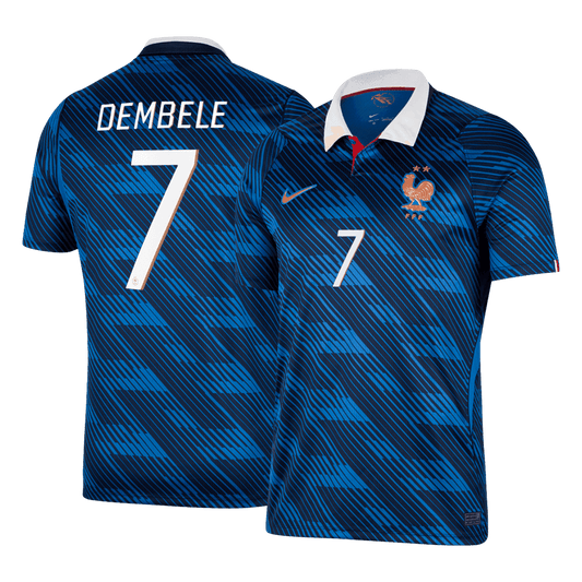 DEMBELE #7 Frankrike hjemmefotballdrakt VM 2026
