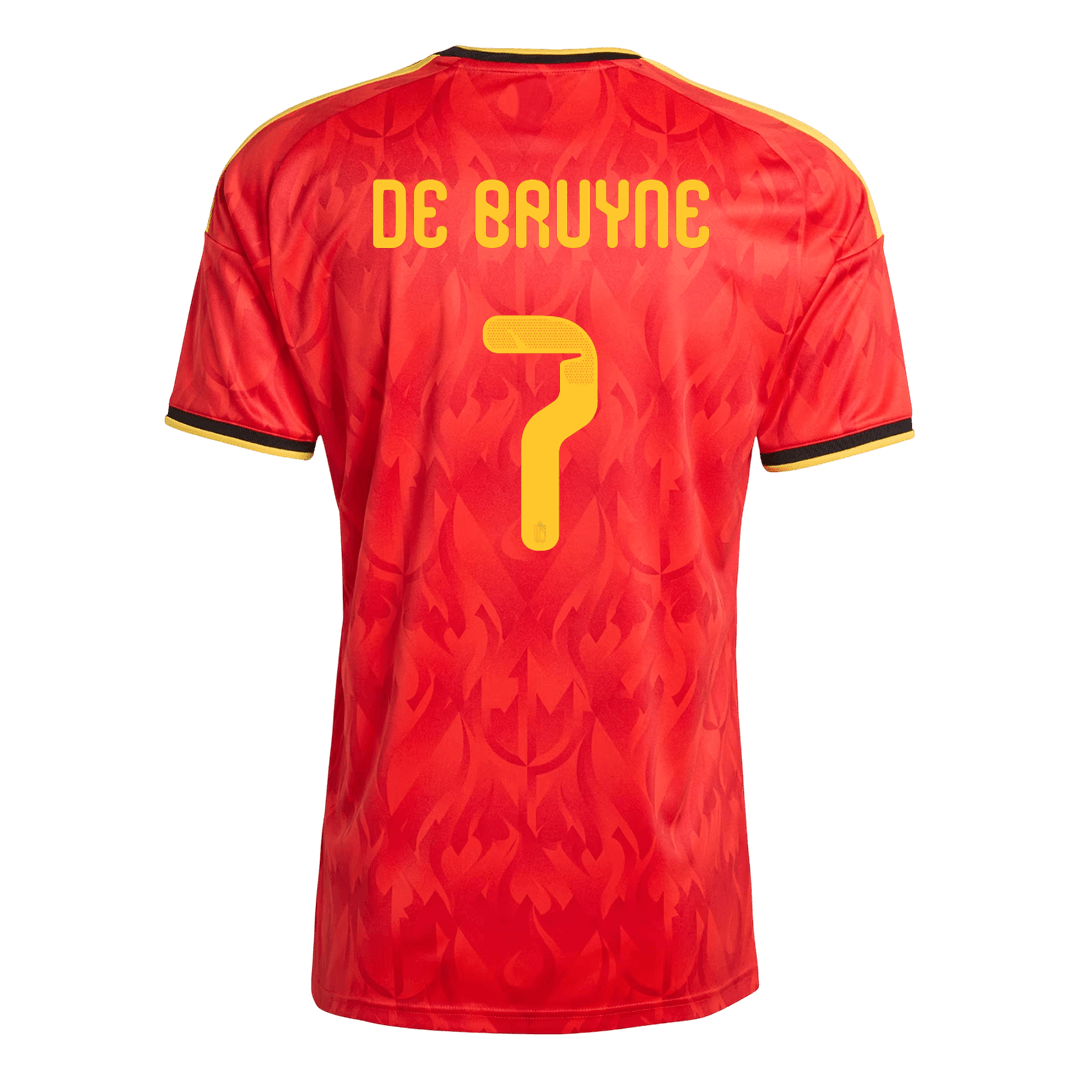 DE BRUYNE #7 Belgia hjemmefotballdrakt VM 2026