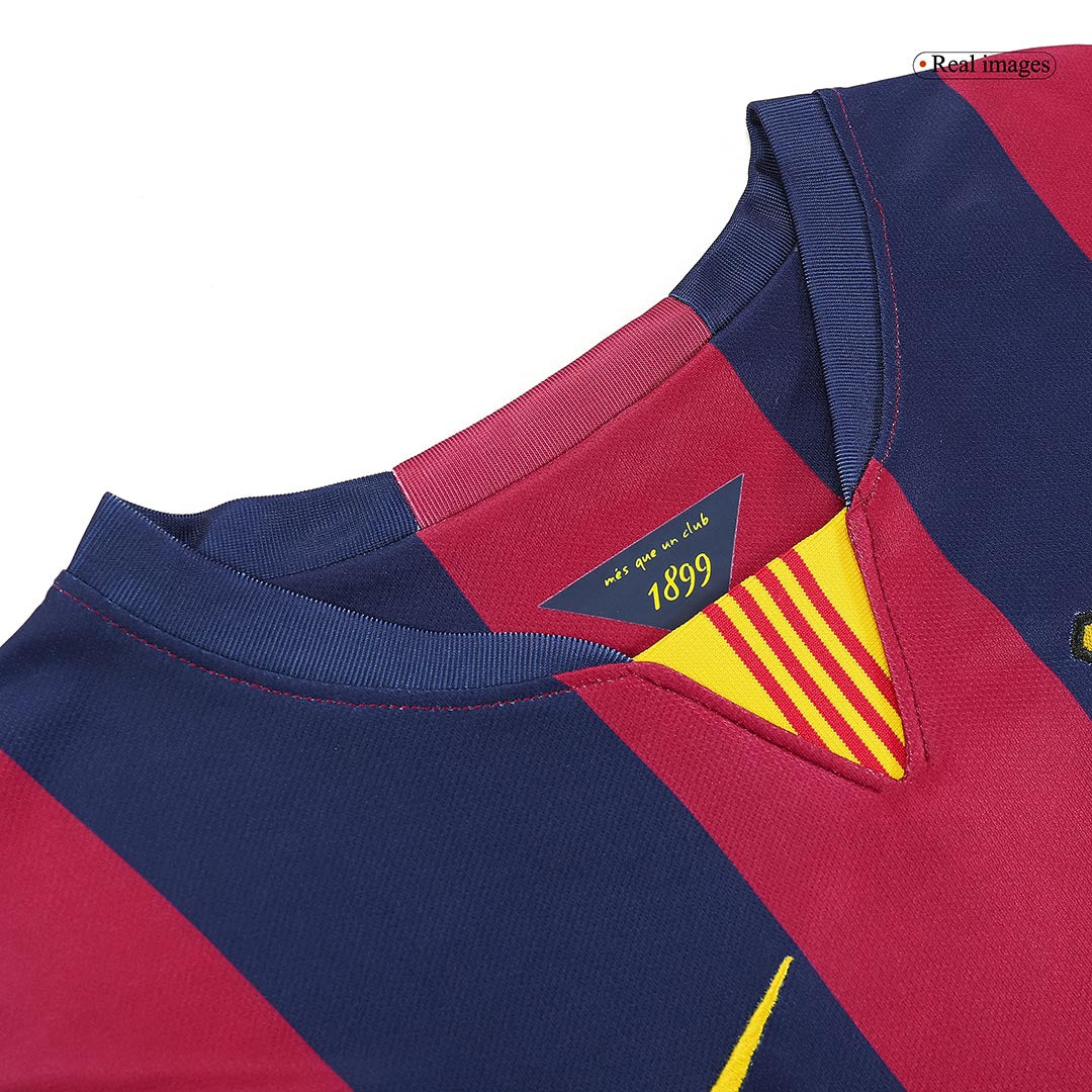 Retro fotballdrakt Barcelona Hjem 2014/15