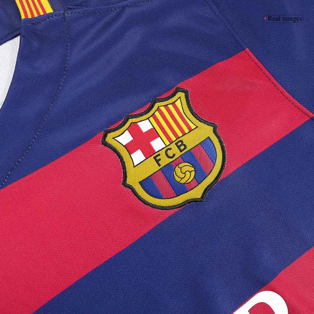Retro fotballdrakt Barcelona Hjem 2015/16