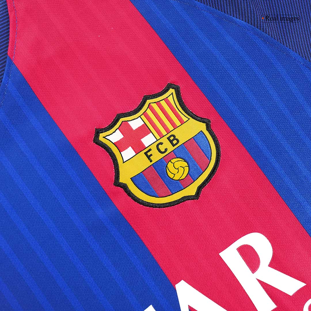 Retro fotballdrakt MESSI #10 Barcelona Hjem 2016/17