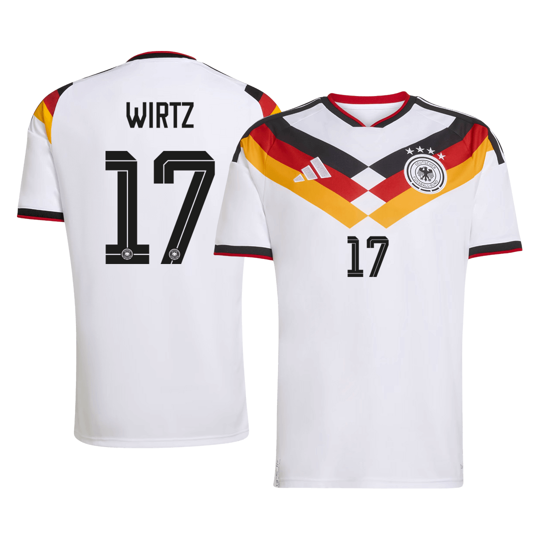 WIRTZ #17 Tyskland Hjemmefotballdrakt World Cup 2026