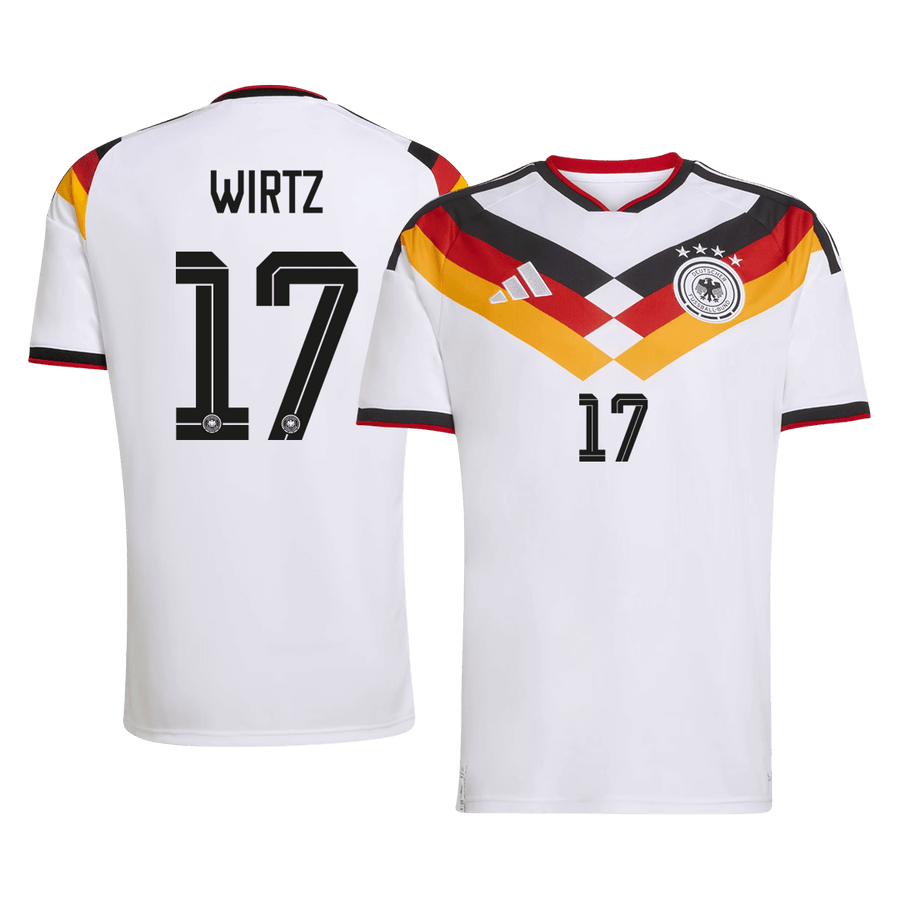 WIRTZ #17 Tyskland Hjemmefotballdrakt World Cup 2026