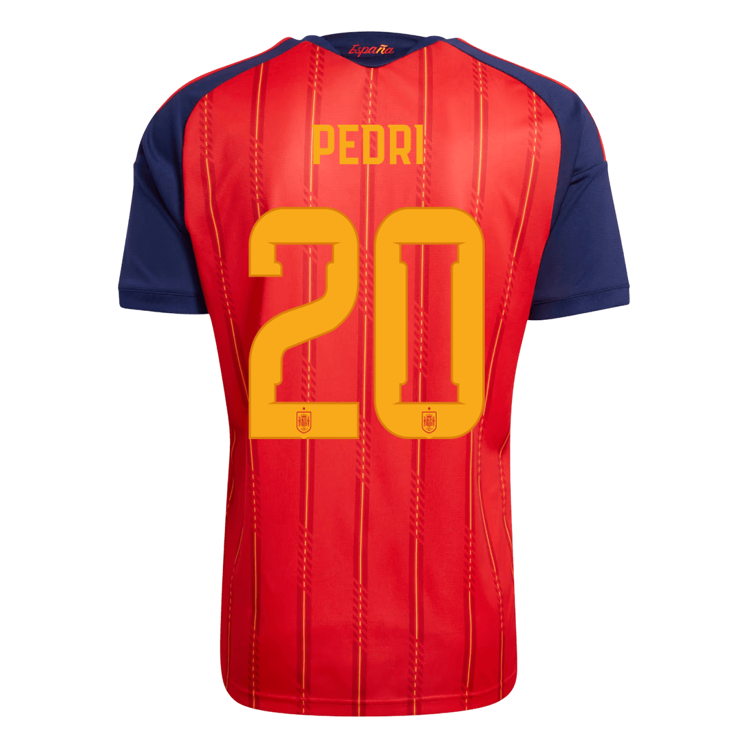 PEDRI #20 Spania hjemmefotballdrakt 2026