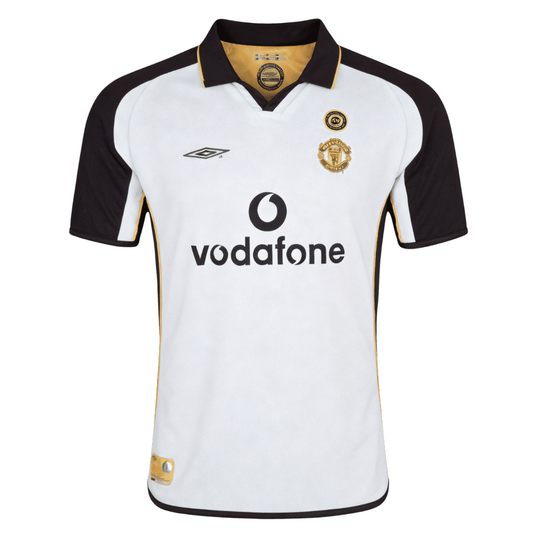 Retro Jersey Manchester United Borte/Tredje 2001/02 hundreårsjubileum