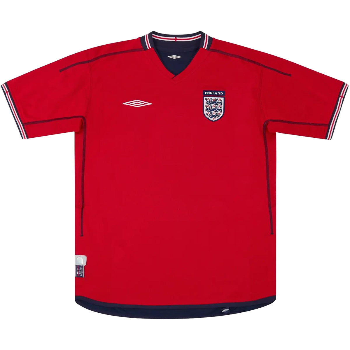 Retro Soccer Jersey England Away World Cup 2002