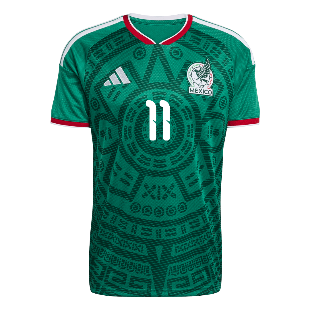 S.GIMENEZ #11 Mexico hjemmefotballdrakt World Cup 2026