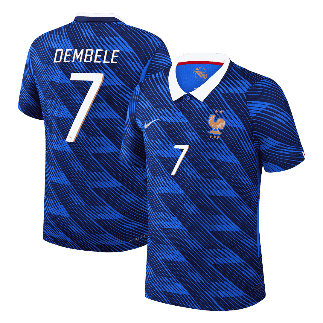 DEMBELE #7 Frankrike Hjemmespillerversjon Jersey World Cup 2026