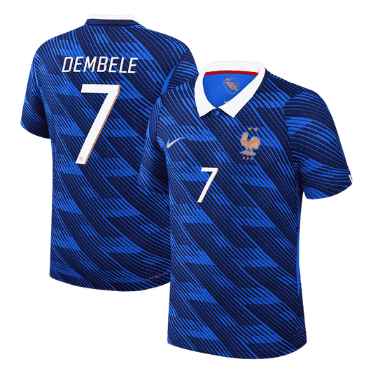 DEMBELE #7 Frankrike Hjemmespillerversjon Jersey World Cup 2026