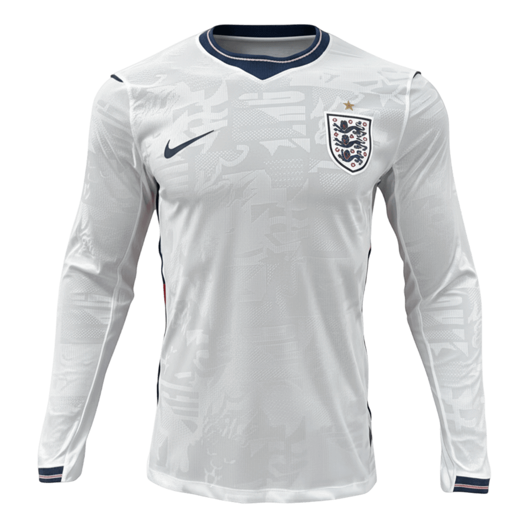 England Hjemme langermet spillerversjon Jersey World Cup 2026
