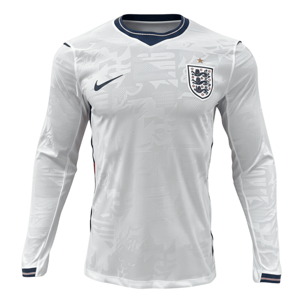 England Hjemme langermet spillerversjon Jersey World Cup 2026