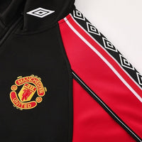 Manchester United -takki, verryttelypuku 2025/26 punainen ja musta