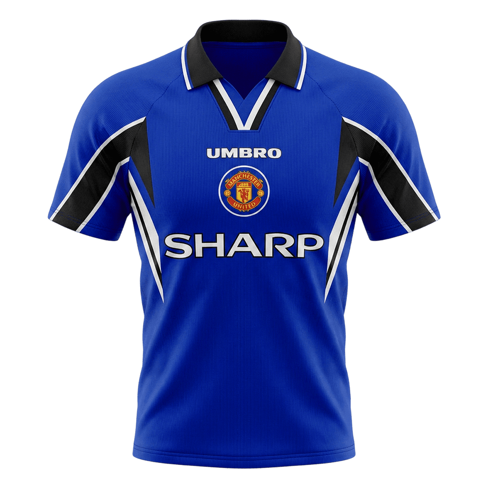 Retro jalkapallopaita Manchester United kolmas vierasasu 1996/97