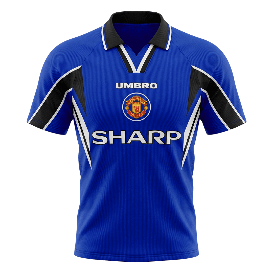 Retro jalkapallopaita Manchester United kolmas vierasasu 1996/97