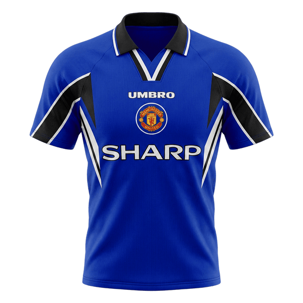 Retro jalkapallopaita Manchester United kolmas vierasasu 1996/97