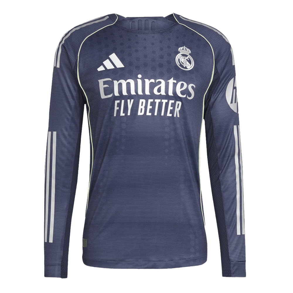 Real Madrid Pitkähihainen vierasjalkapallopaita 2025/26
