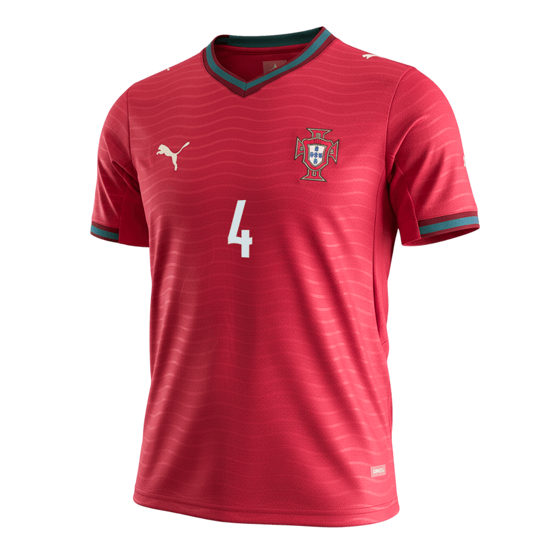 RúBEN DIAS #4 Portugal hjemmefotballdrakt VM 2026
