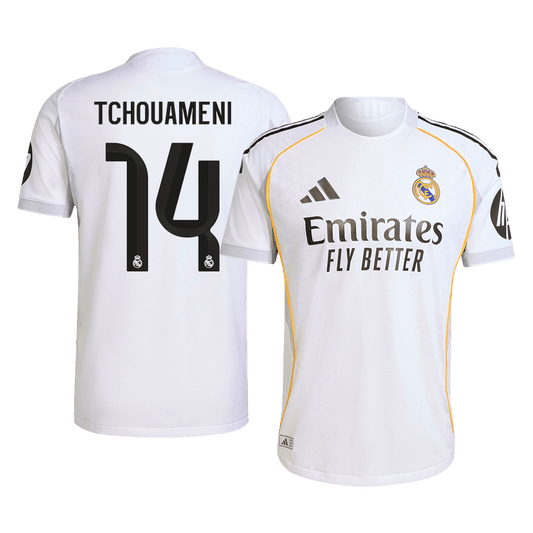 TCHOUAMENI #14 Real Madrid Autentisk Hjemmefotballdrakt 2025/26