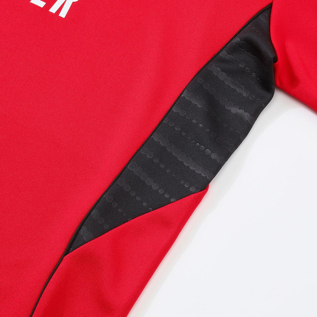 Arsenal 1/4 Zip treningsdrakt 2025/26 Kids Red