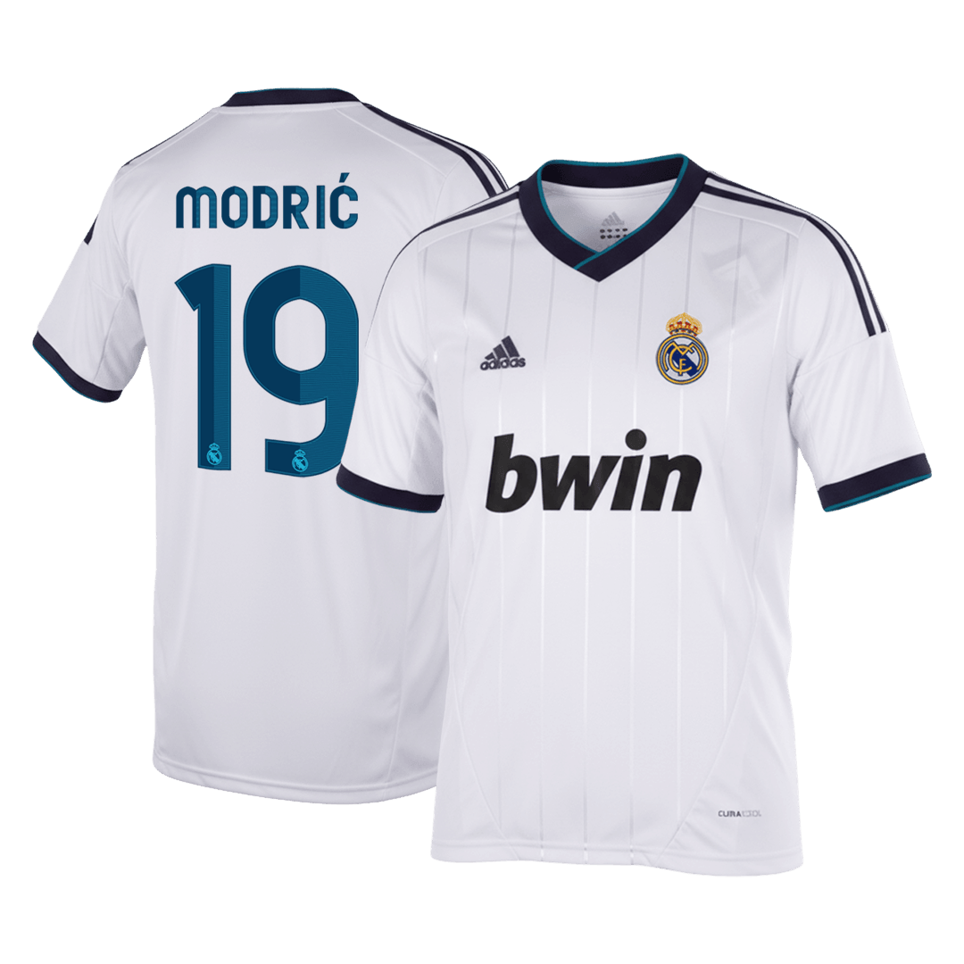 Retro fotballdrakt MODRI? #19 Real Madrid Hjemme 2012/13