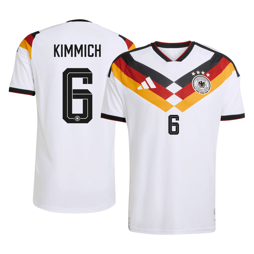 KIMMICH #6 Tyskland Hjemmespillerversjon Jersey World Cup 2026