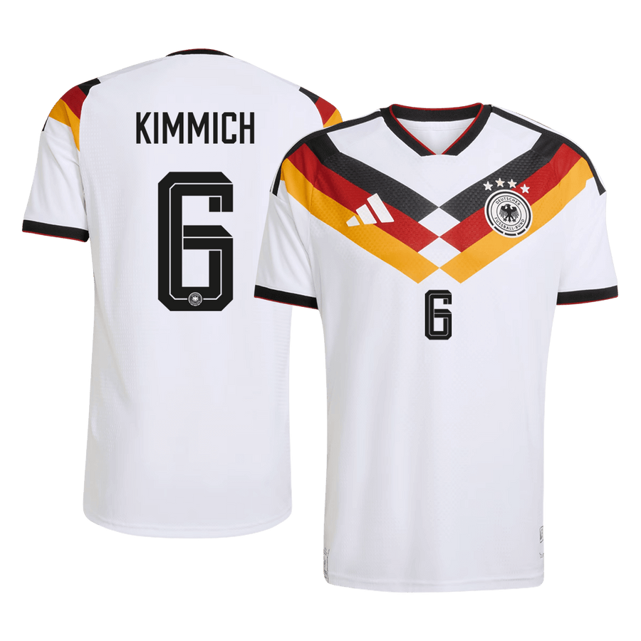 KIMMICH #6 Tyskland Hjemmespillerversjon Jersey World Cup 2026