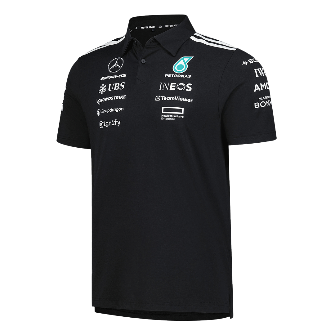 Mercedes AMG Petronas F1 2025 Team Polo Svart