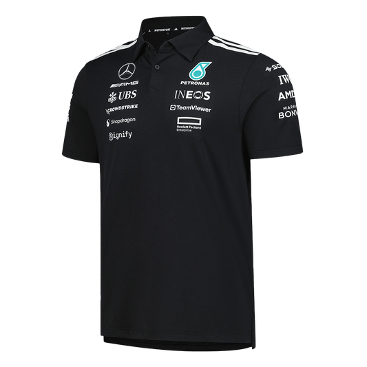 Mercedes AMG Petronas F1 2025 Team Polo Svart